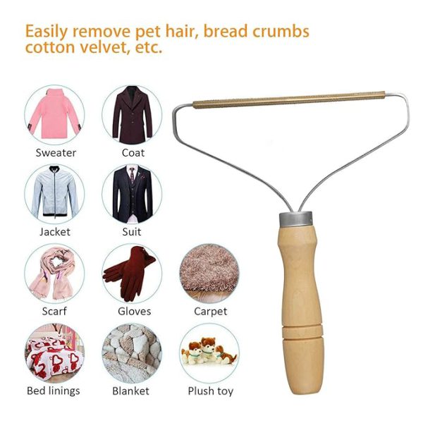 Portable Manual Hair Remover Coat Roller Hair Remover Double-sided Shaving Knife Pet Hair Cleaning Brush Sofa Shaving Ball Too