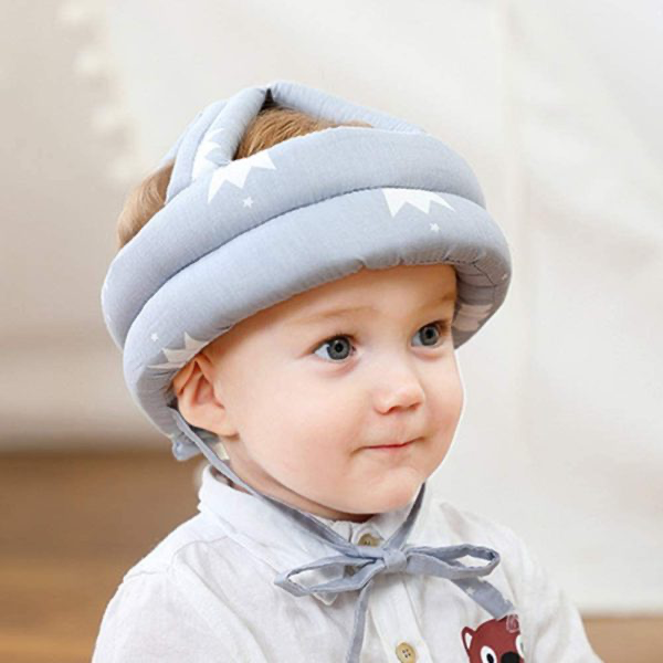 Baby Head Protector for Crawling – Safety Helmet & Walking Headgear + 360° U-Shaped Baby Toothbrush