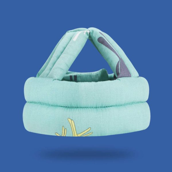 Baby Head Protector for Crawling – Safety Helmet & Walking Headgear + 360° U-Shaped Baby Toothbrush