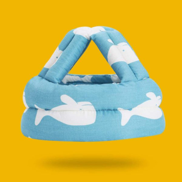 Baby Head Protector for Crawling – Safety Helmet & Walking Headgear + 360° U-Shaped Baby Toothbrush