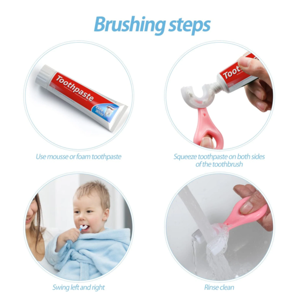 Baby Head Protector for Crawling – Safety Helmet & Walking Headgear + 360° U-Shaped Baby Toothbrush
