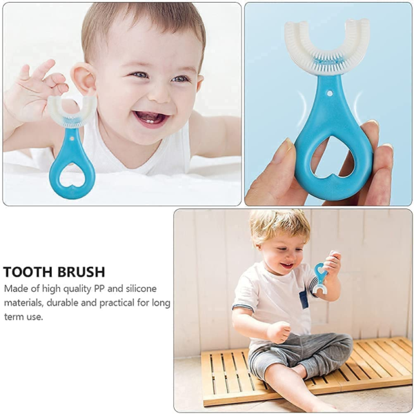 Baby Head Protector for Crawling – Safety Helmet & Walking Headgear + 360° U-Shaped Baby Toothbrush