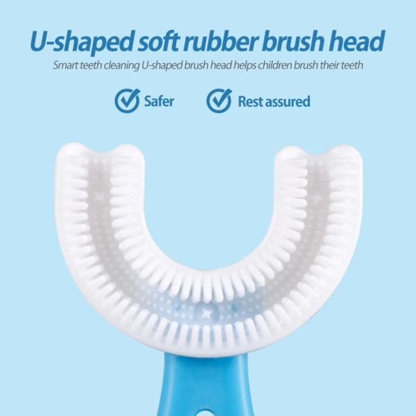 Baby Head Protector for Crawling – Safety Helmet & Walking Headgear + 360° U-Shaped Baby Toothbrush