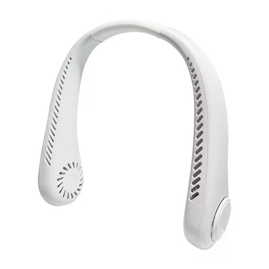 Portable Neck Fan Air Cooler & Purifier… Adjustable 3 Speed And Rechargeable 6 Hours Battery Timing